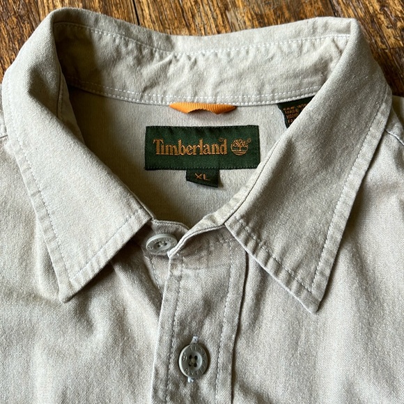 Timberland button up shirt canvas beige XL - Picture 4 of 13